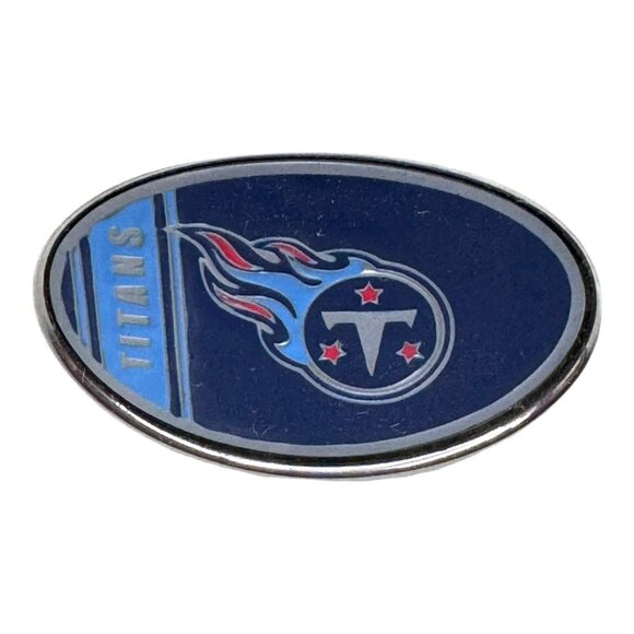Tennessee Titans Stainless Steel Flask With Logo Emblem 6oz NFL Tailgating Gift - Picture 2 of 7